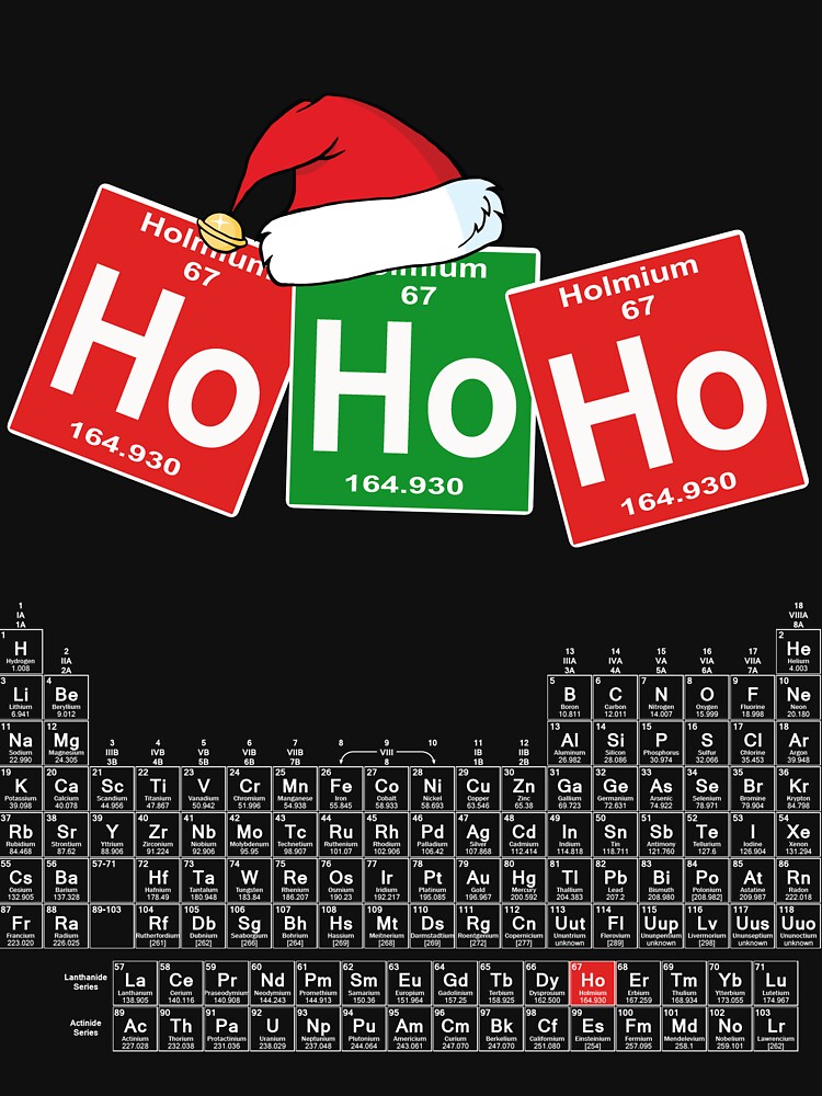 Disover Ho Ho Ho Funny Ugly Christmas Shirt for Chemistry Lover Classic T-Shirt