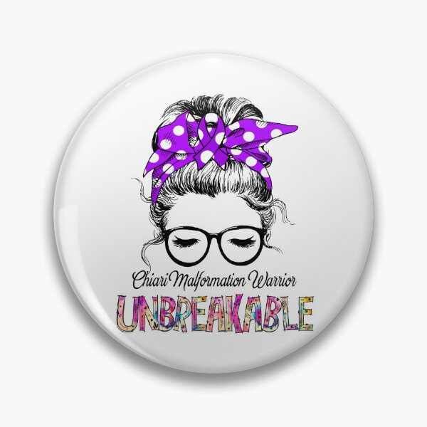Item preview, Chiari Malformation Warrior - UNBREAKABLE - Chiari Malformation Ribbon designed and sold by Tifrop.