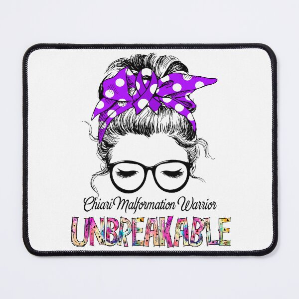 Item preview, Chiari Malformation Warrior - UNBREAKABLE - Chiari Malformation Ribbon designed and sold by Tifrop.