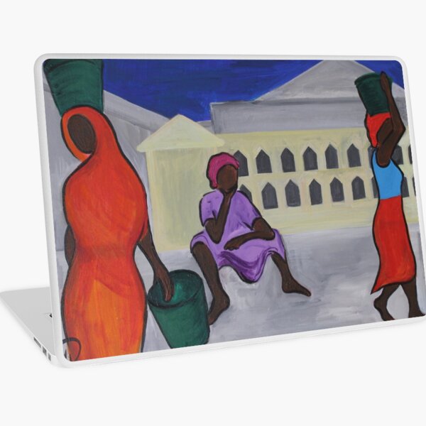 Dadas at the Market Laptop Skin