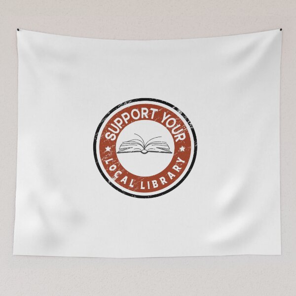 Item preview, Support your local library  designed and sold by SOUFIANE1991.