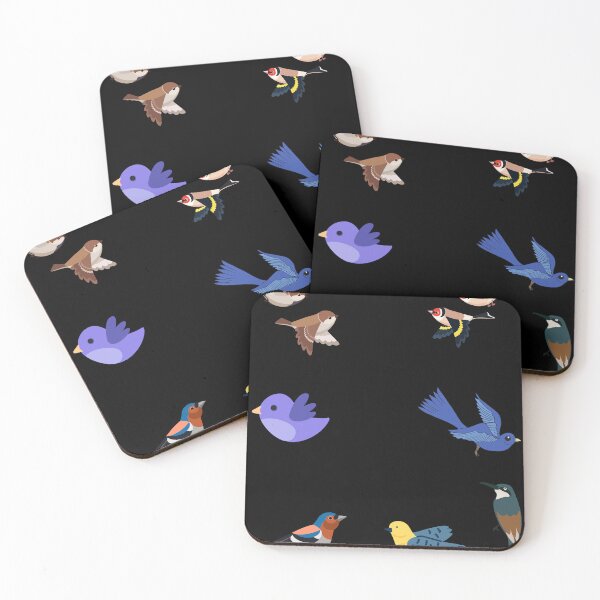 Item preview, Everybirdy Golder Birds Pattern designed and sold by thobealtaf.