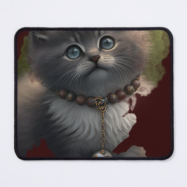 Item preview, Flower Garden Playtime: A cute grey kitten's adventures designed and sold by Rebekah Hartman.