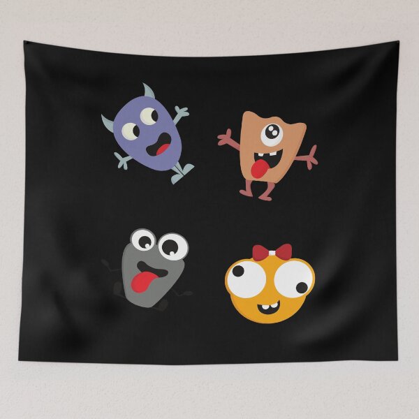 Item preview, Funny monster Sticker designed and sold by TamouStyle.
