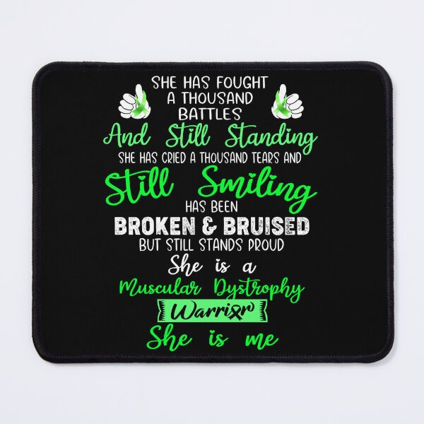 Item preview, Muscular Dystrophy Warrior SHE IS ME - Support Muscular Dystrophy Fighter Gifts designed and sold by Berriosly.
