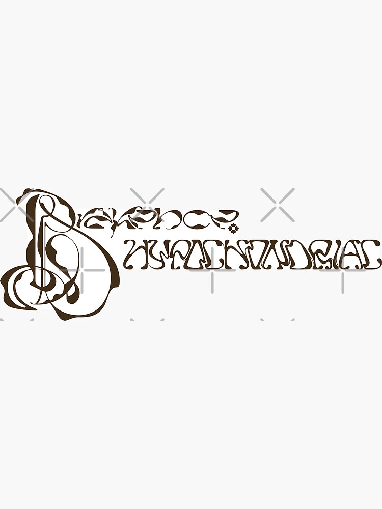 "Hypochondriac by Brakence " Sticker for Sale by StickTheSong Redbubble