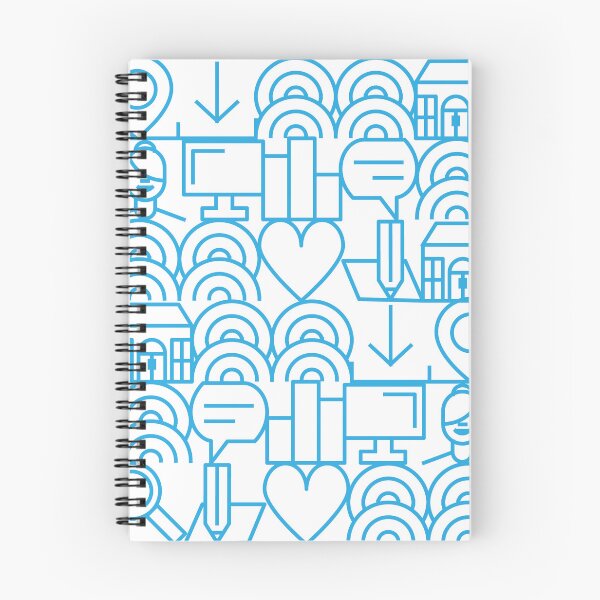 Item preview, Blue City Life Pattern designed and sold by Miru-mir.