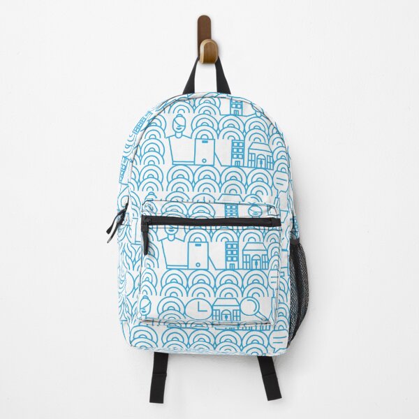 Item preview, Blue City Life Pattern designed and sold by Miru-mir.