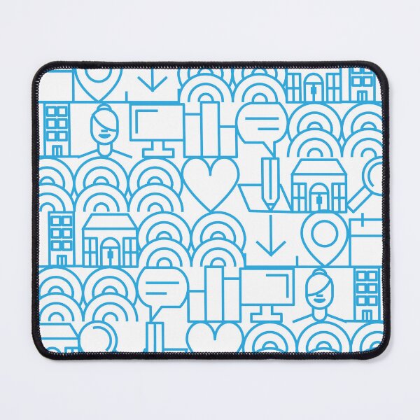 Item preview, Blue City Life Pattern designed and sold by Miru-mir.