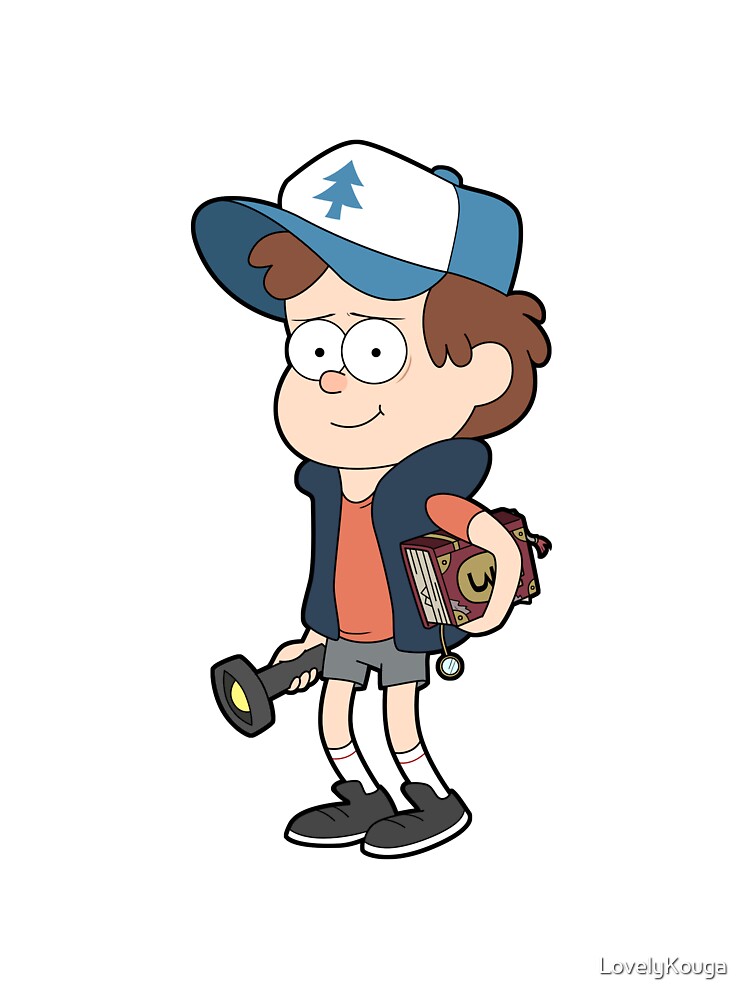 Dipper Pines Gravity Falls Fanart Older Dipper Sticker By StilesMiles