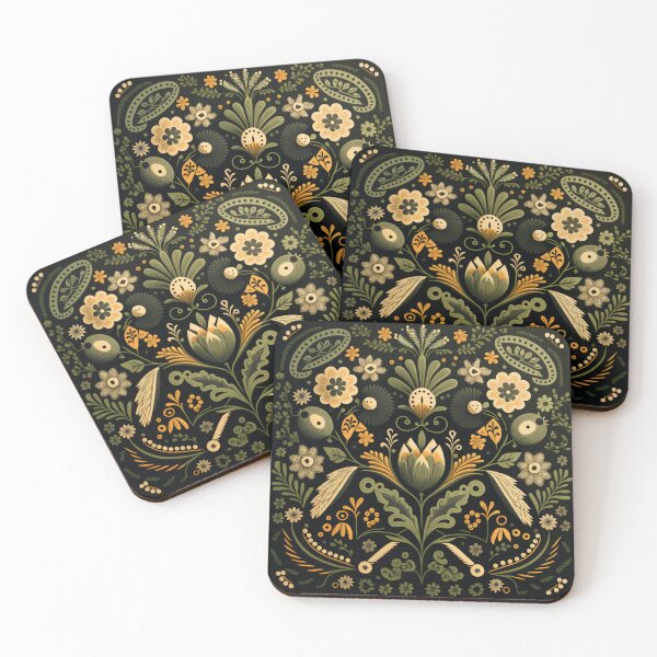 Item preview, Beautiful Circular Flower and Abstract Shape Pattern Design designed and sold by bandjdesigns.