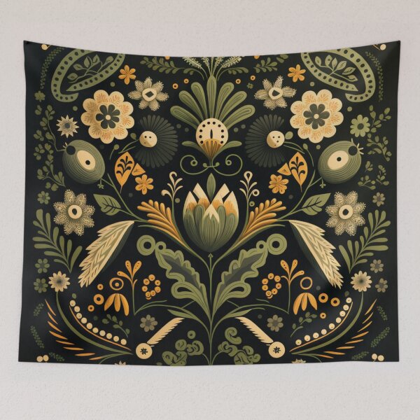 Item preview, Beautiful Circular Flower and Abstract Shape Pattern Design designed and sold by bandjdesigns.