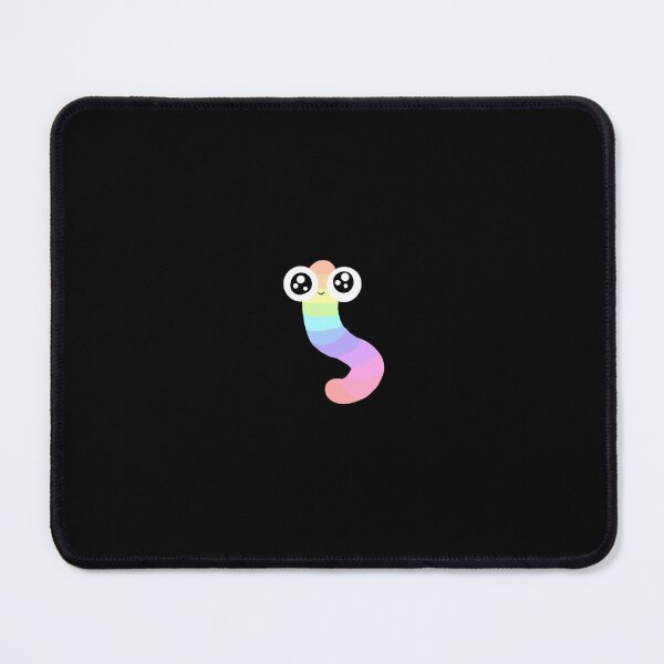 Item preview, A cute tiny colorful happy worm designed and sold by Yarafantasyart.