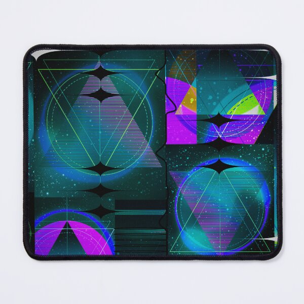 Item preview, Turquoise Pink Geometric Pattern   designed and sold by AmezMemes.