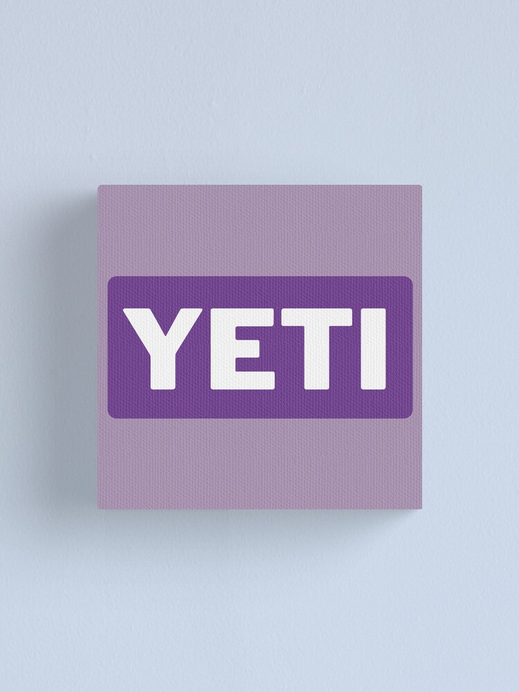 Purple Yeti Cooler Sticker Poster for Sale by brookehend