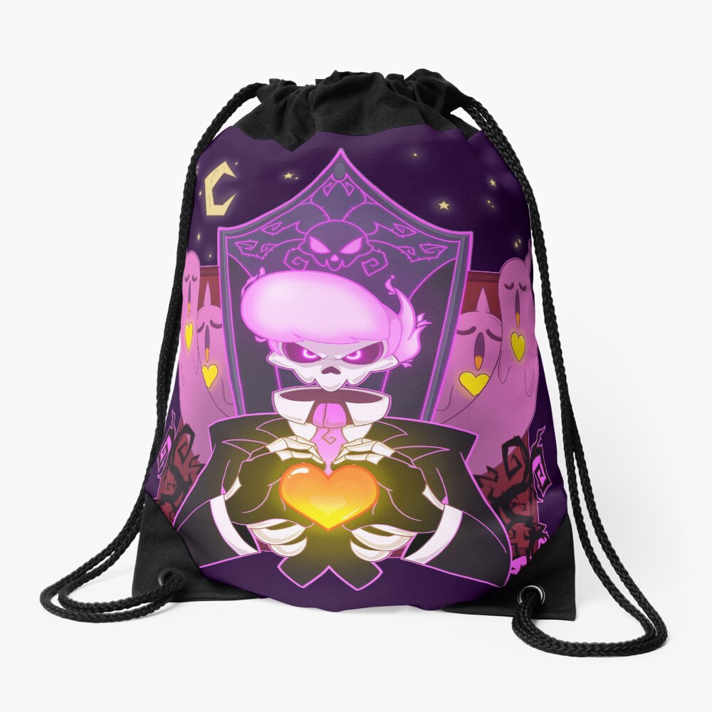 Mystery Skulls Ghost Drawstring Bag