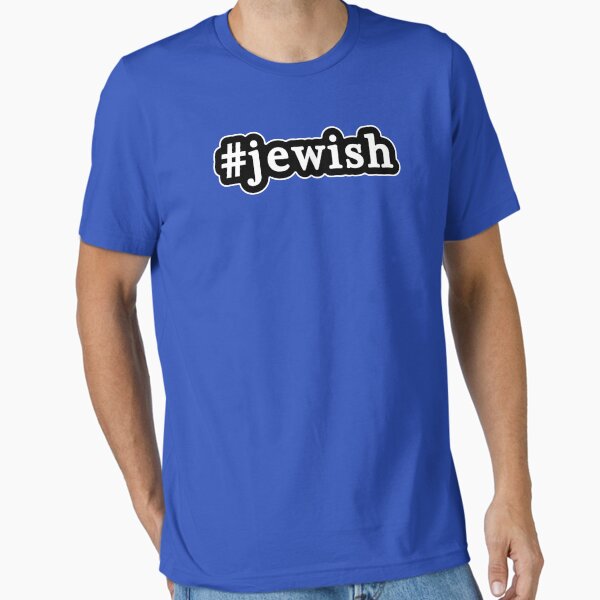 Item preview, Jewish - Hashtag - Black & White designed and sold by Graphix.