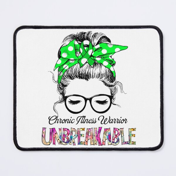 Item preview, Chronic Illness Warrior - UNBREAKABLE - Chronic Illness Ribbon designed and sold by Tifrop.