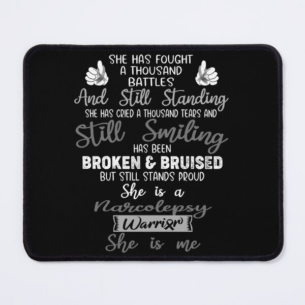Item preview, Narcolepsy Warrior SHE IS ME - Support Narcolepsy Fighter Gifts designed and sold by Berriosly.