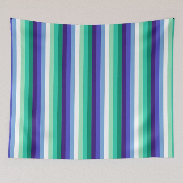 Aperçu de l'œuvre Modèle de couleurs Gay Men Flag créée et vendue par Pligo.