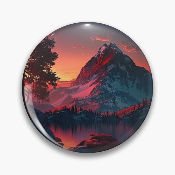 Item preview, Mountain Beautiful Sunset Art designed and sold by Damian Sobczyk.