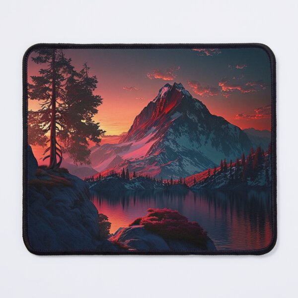 Item preview, Mountain Beautiful Sunset Art designed and sold by Damian Sobczyk.
