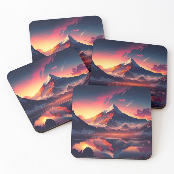 Item preview, Mountain Beautiful Sunset Art designed and sold by Damian Sobczyk.