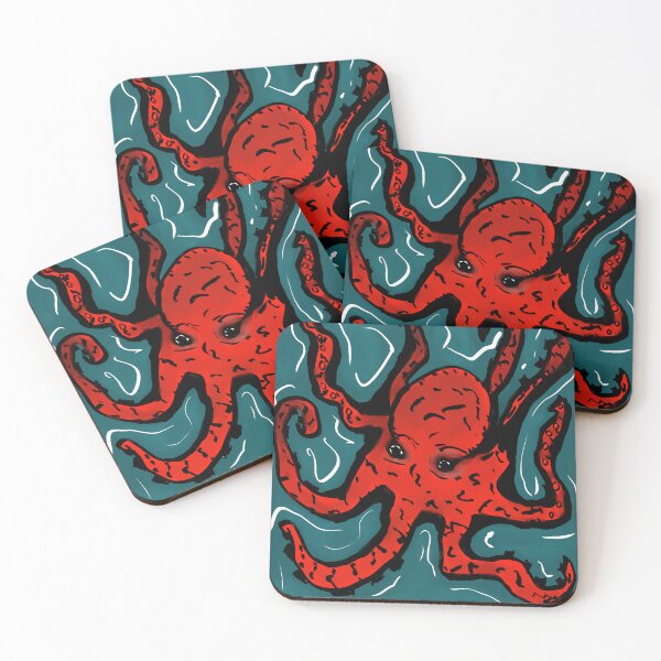 Item preview, Stylized Octopus designed and sold by Veakari.