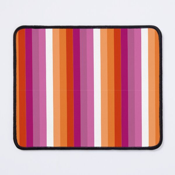 Aperçu de l'œuvre Le motif des couleurs du drapeau de la communauté lesbienne créée et vendue par Pligo.