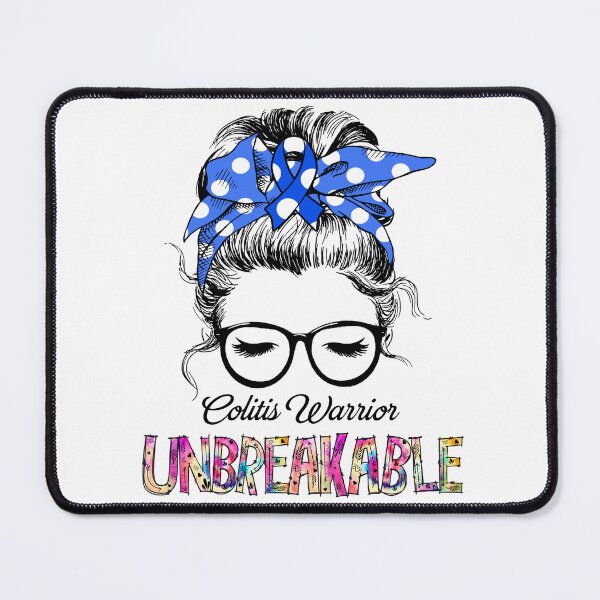 Item preview, Colitis Warrior - UNBREAKABLE - Colitis Ribbon designed and sold by Tifrop.