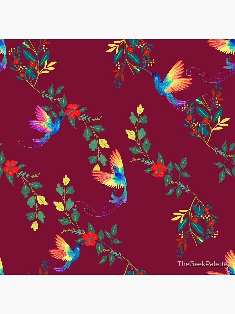 "Exotic Bird Floral Print inspired by Our Flag Means Death Grief Robe