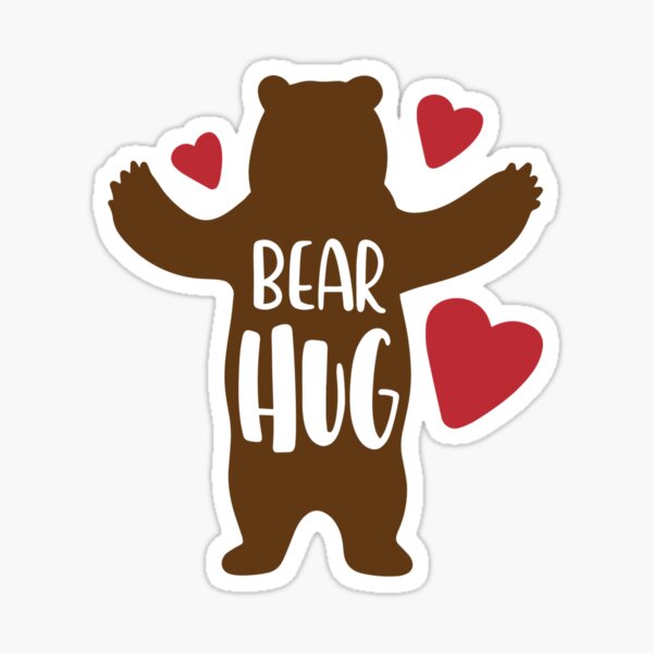 Bear Hug Sticker