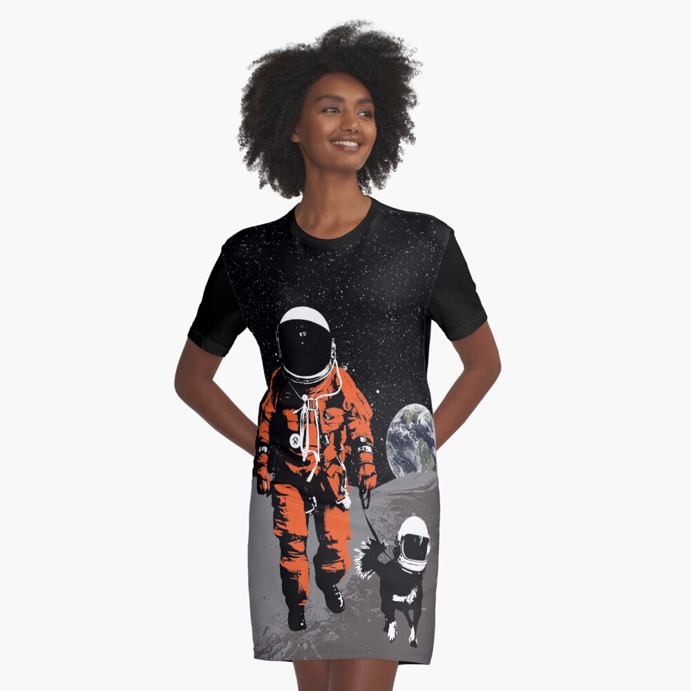 Item preview, Graphic T-Shirt Dress designed and sold by monsterplanet.