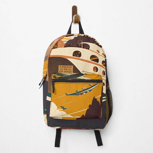Item preview, Boat & Planes Vintage Travel Art Poster designed and sold by OldTravelArt.