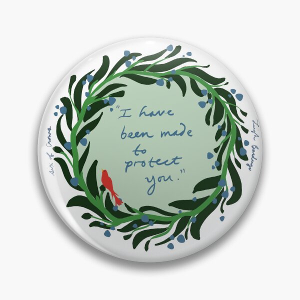 Item preview, “I have been made to protect you” Wreath designed and sold by Verukke.