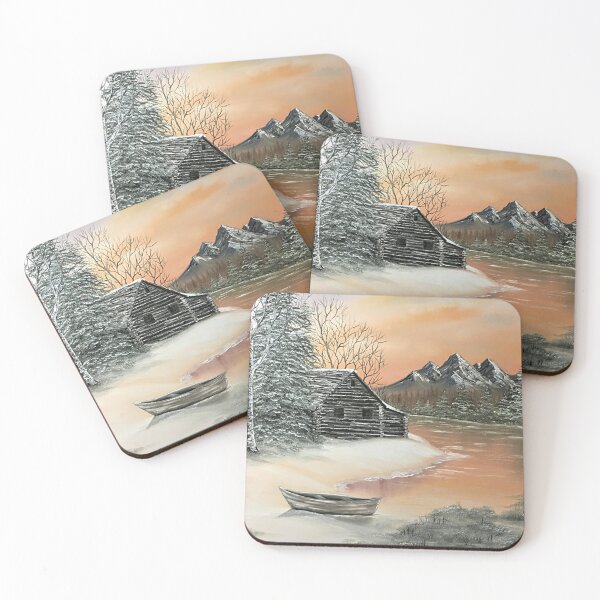 Item preview, Log Cabin and Canoe designed and sold by SistersInArtN.
