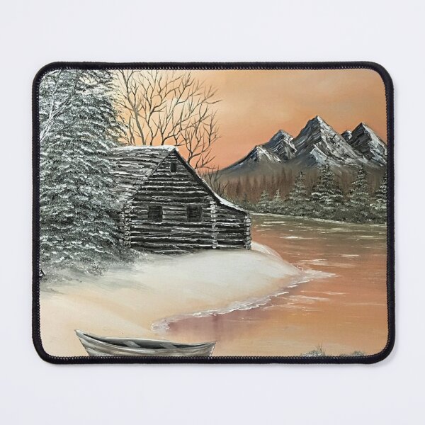 Item preview, Log Cabin and Canoe designed and sold by SistersInArtN.