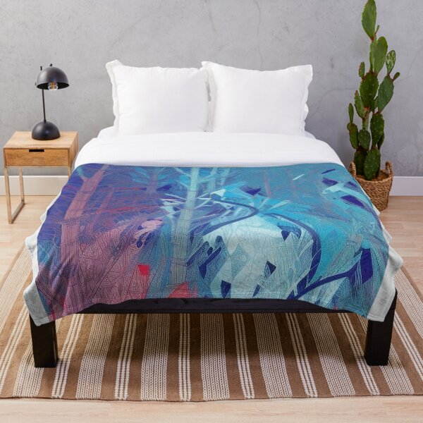 Item preview, Tree Pattern Frosty Forest designed and sold by Canadamarsworks.
