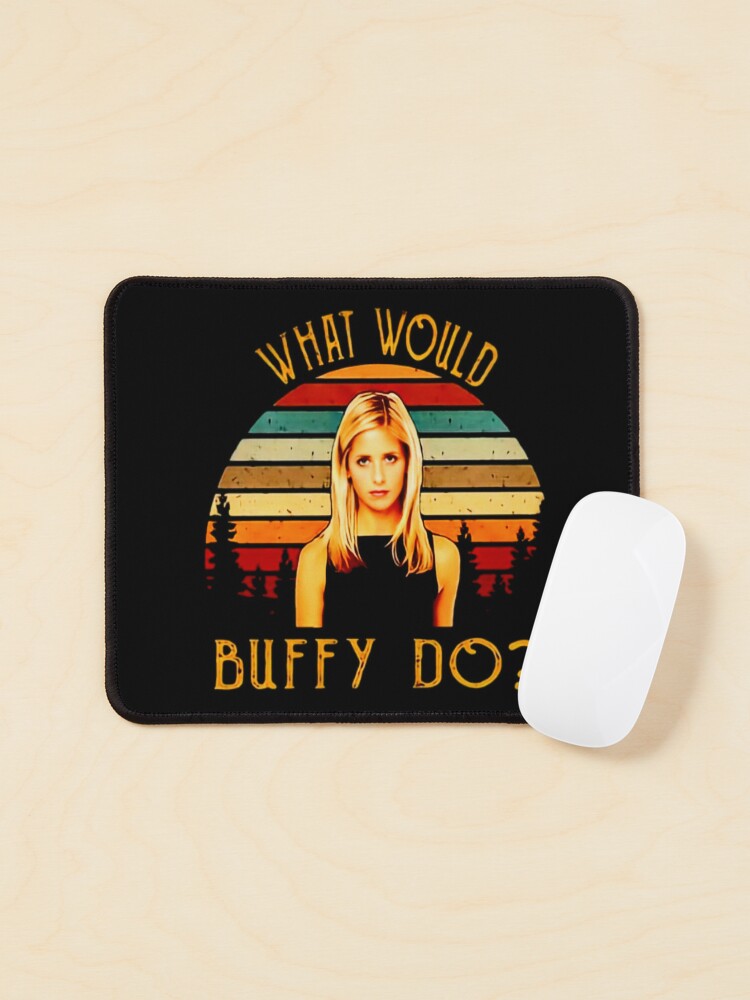 Buffy Will Patrol Tonight' Mouse Pad