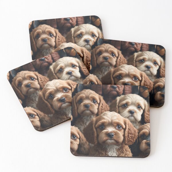 Item preview, Beautiful Collage of Cavoodles, so many adorable faces, dogs are the best! designed and sold by Orianah.