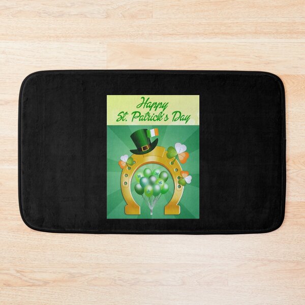 Item preview, Happy St. Patrick's Day Horseshoe Shamrock Irish Flag Balloons Hat designed and sold by teewearstyle.