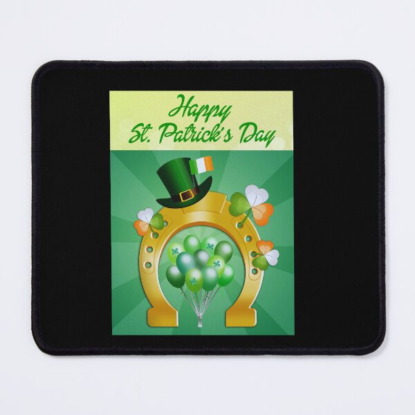Item preview, Happy St. Patrick's Day Horseshoe Shamrock Irish Flag Balloons Hat designed and sold by teewearstyle.