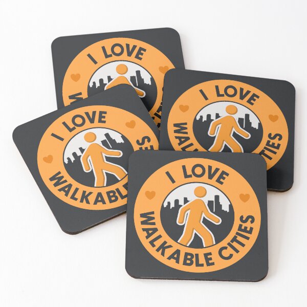 Item preview, I Love Walkable Cities - Urban Planning designed and sold by Picket Club.