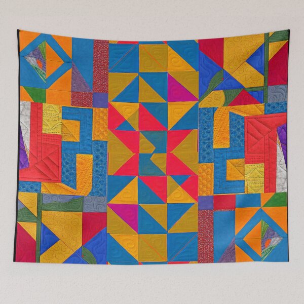 Item preview, Vivid Color Patchwork designed and sold by The Bubble 1307.