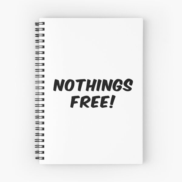 Item preview, "Nothing is Free!" Simple Hydro sticker text  designed and sold by graphixxskxng.