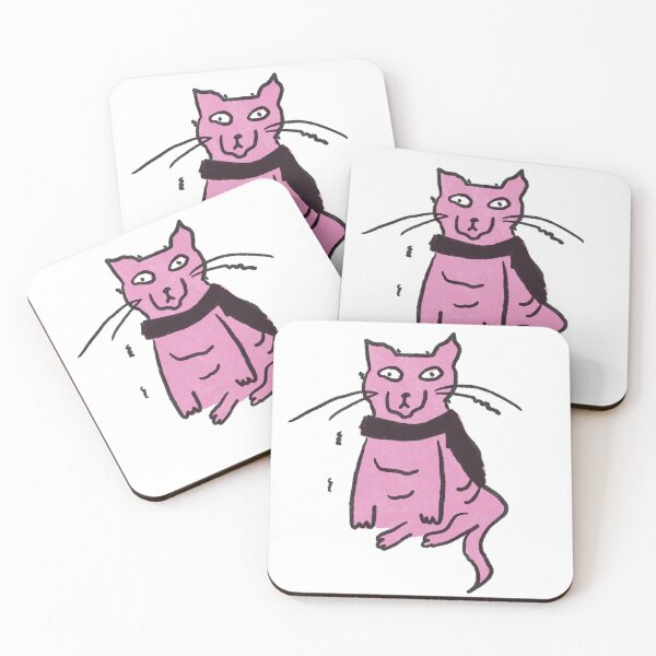 Artikelvorschau, Haarlose Katze (Aufkleber) entworfen und verkauft von thoughtfullyart.
