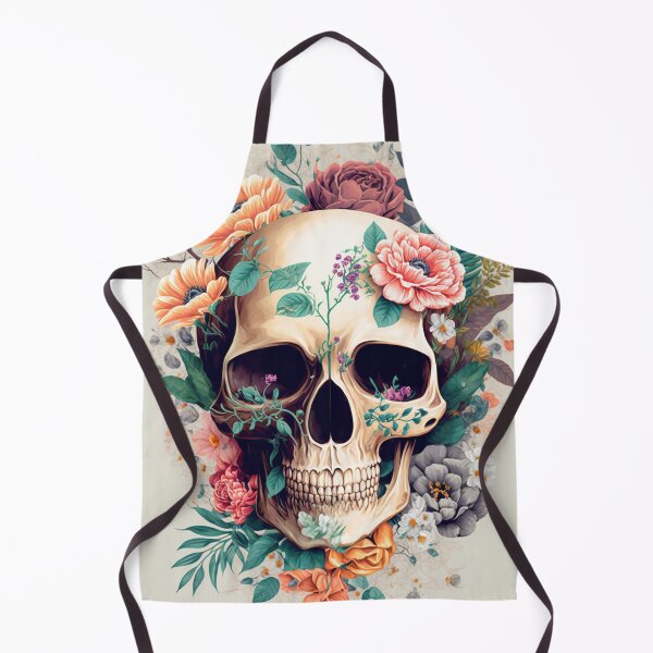 Item preview, Girly Floral Skull designed and sold by Myriam Iart.