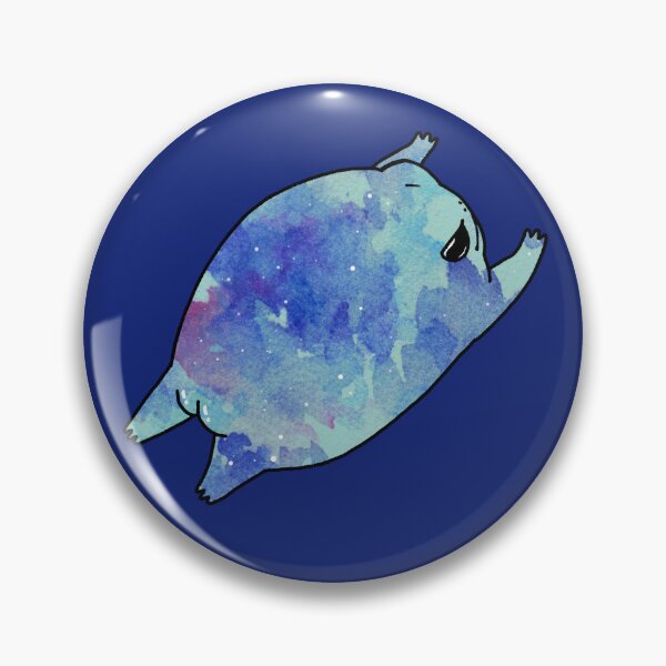 Item preview, Chubby Cute Blue Galaxy Rain Frog Butt designed and sold by MossPygg.
