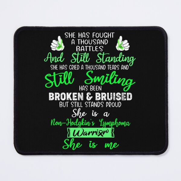 Item preview, Non-Hodgkin's Lymphoma Warrior SHE IS ME - Support Non-Hodgkin's Lymphoma Fighter Gifts designed and sold by Berriosly.