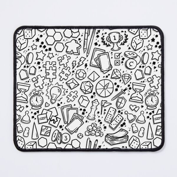Item preview, Black and White Gamer Bits designed and sold by polliadesign.